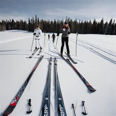 Elan ski with white magical design